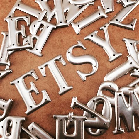 Metal Letters .